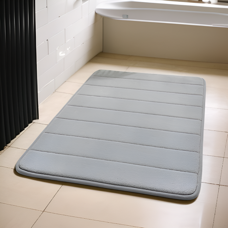 Gentle non-slip bathroom mat