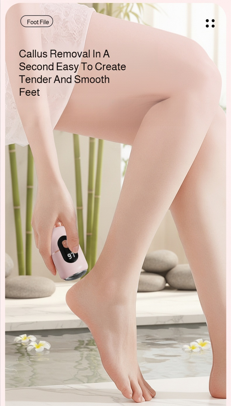 Portable rechargeable Electric Foot File
