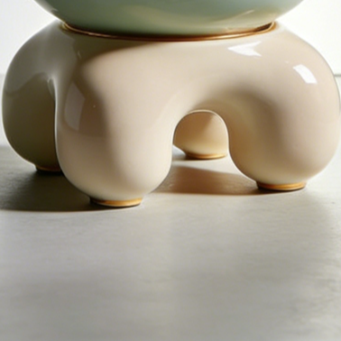 세라믹 티포트 및 받침대 세트