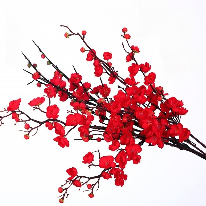 Artificial plum blossom branches