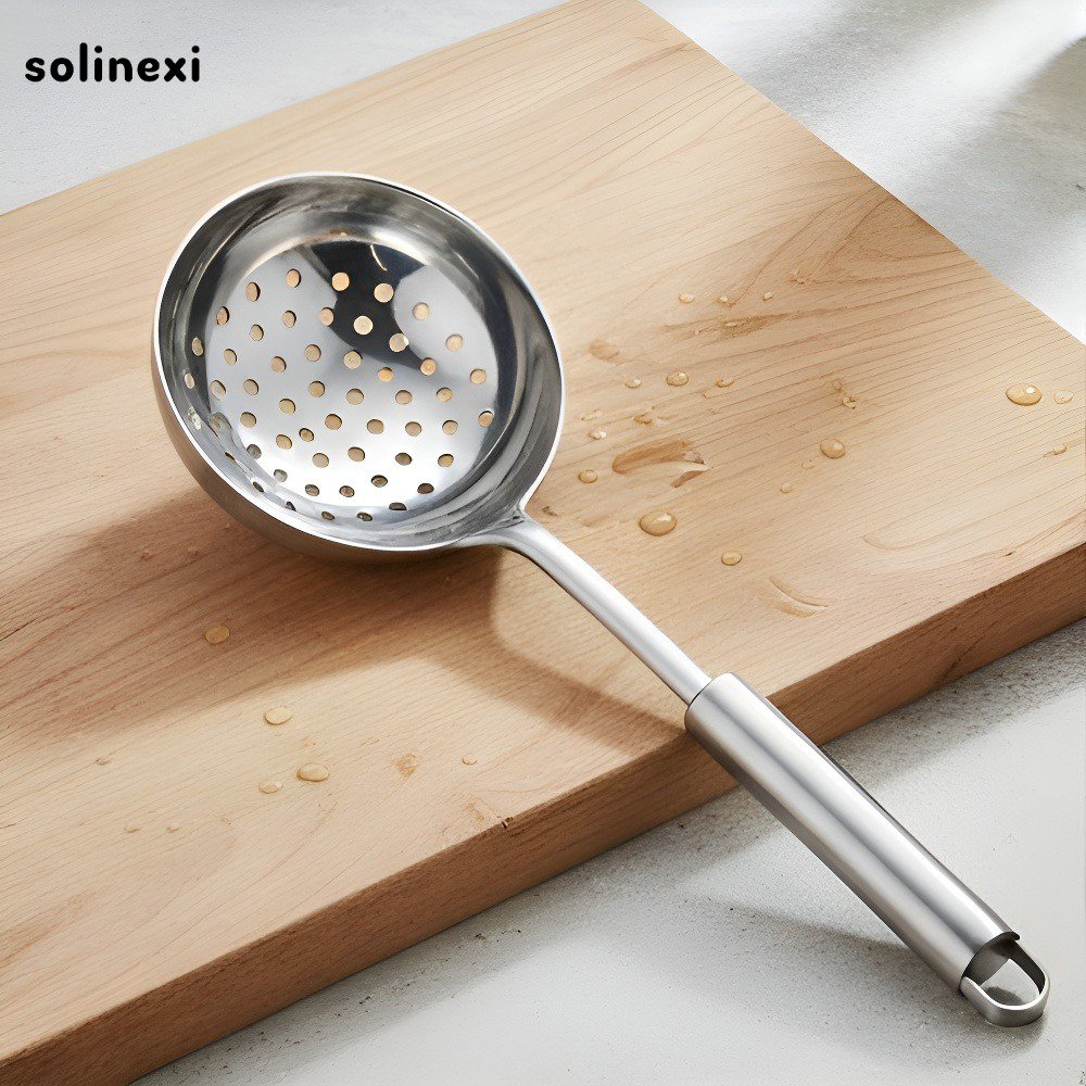 Nerezový zesílený cedník s ochranou proti opaření (8 kusů)