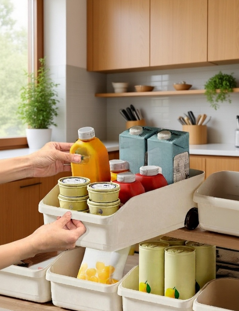 Transparente Aufbewahrungsbox mit Deckel
