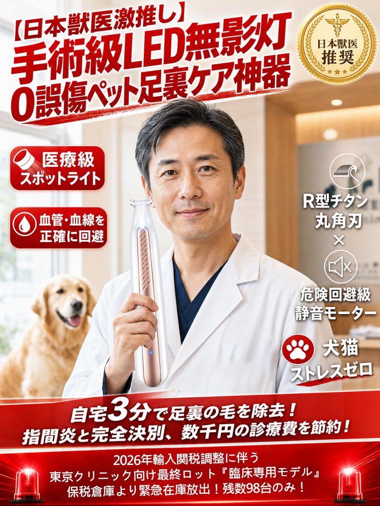 安心設計ペット用バリカン