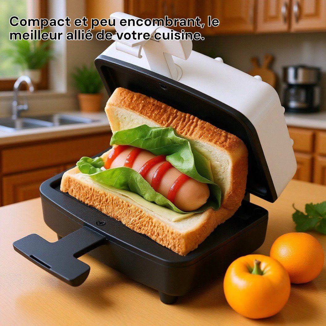 Appareil multifonction petit-déjeuner pour la maison - Machine à sandwichs