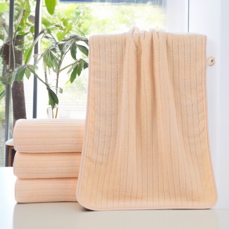 코랄 잔 가느다란 타월