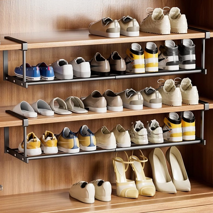  可伸縮懸浮收納置物架