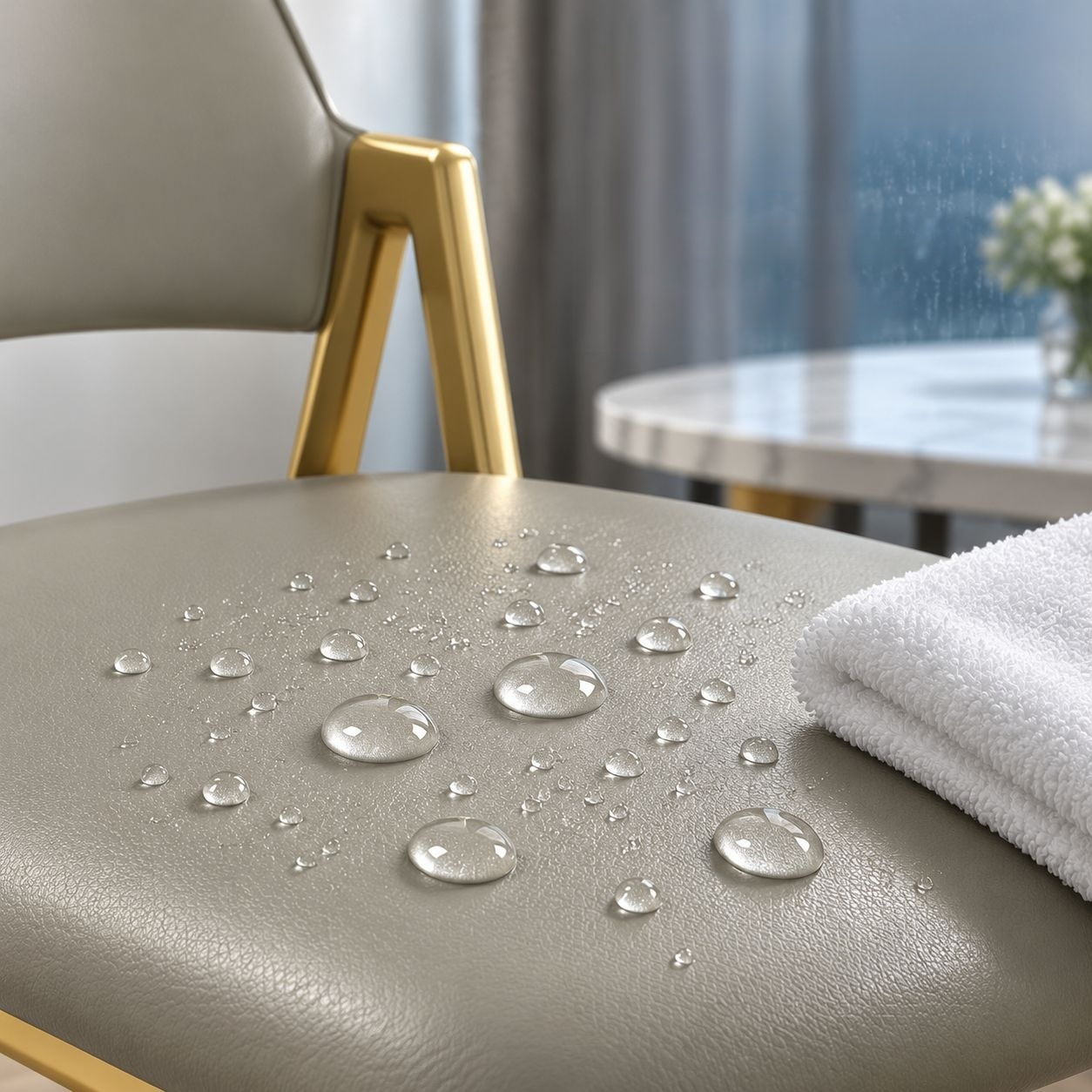 Luxury-Style Dining Chair with Backrest, Refined Design and Lasting Comfort