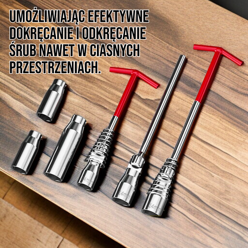 Wydłużenie wielokierunkowego klucza typu T