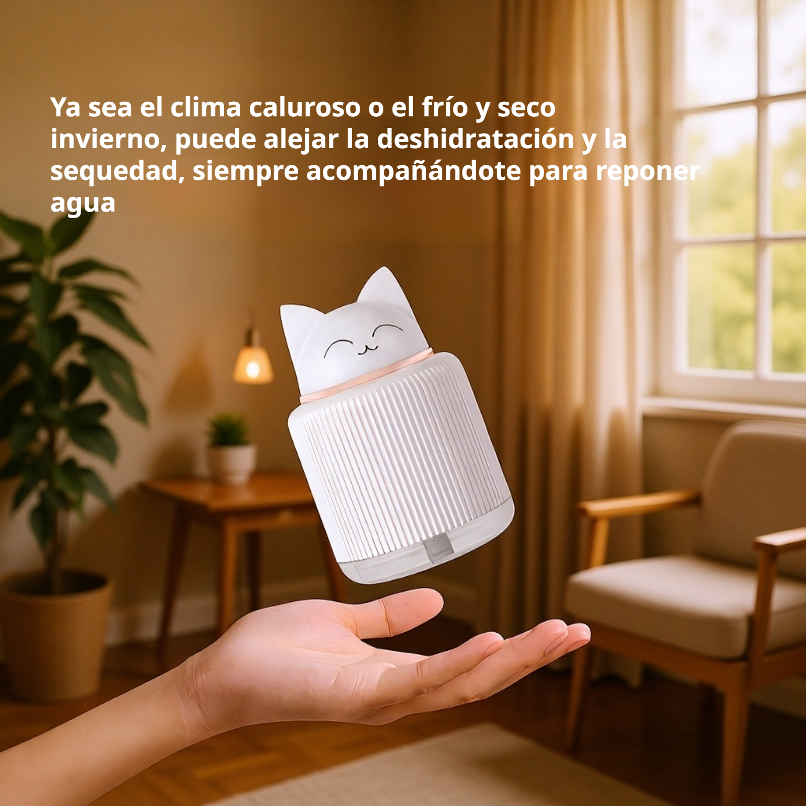 Mini humidificador fácil de transportar y usar en casa