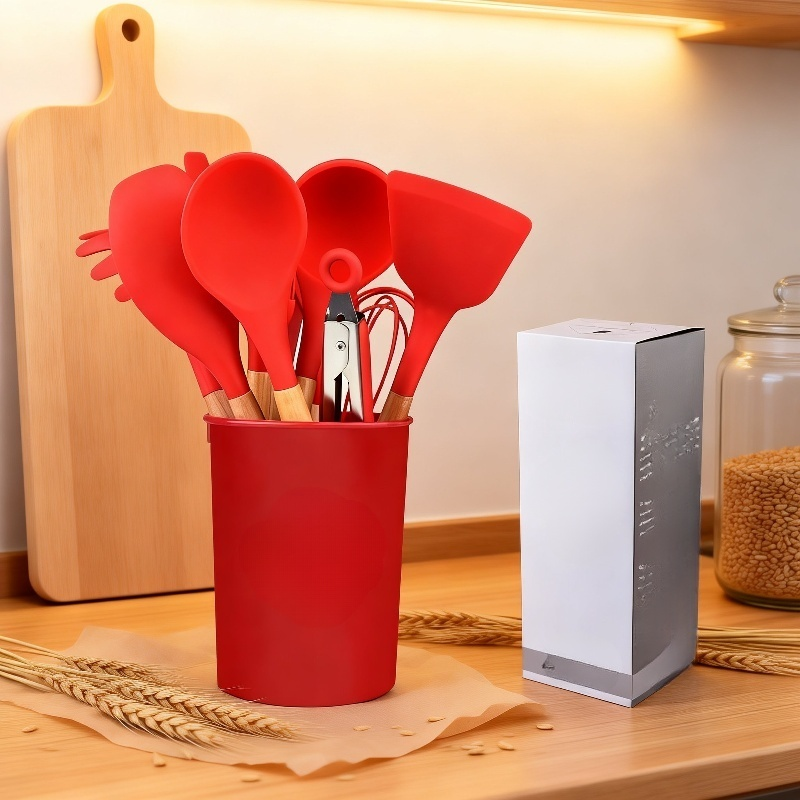 ชุดเครื่องครัวซิลิโคน 12 ชิ้น