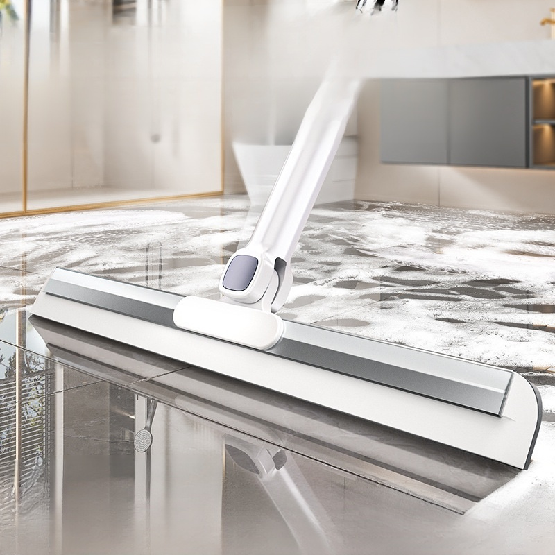 가정용 실리콘 탈부착 매직 빗자루 바닥 스크래치 화장실 빗자루 플라스틱 빗자루