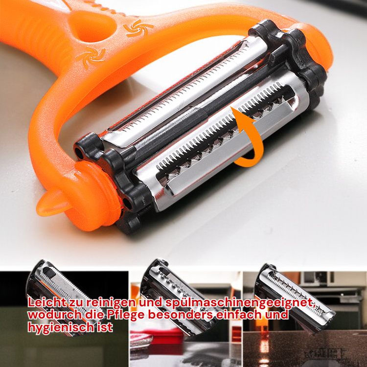 Gemüseschäler mit Rotationsfunktion