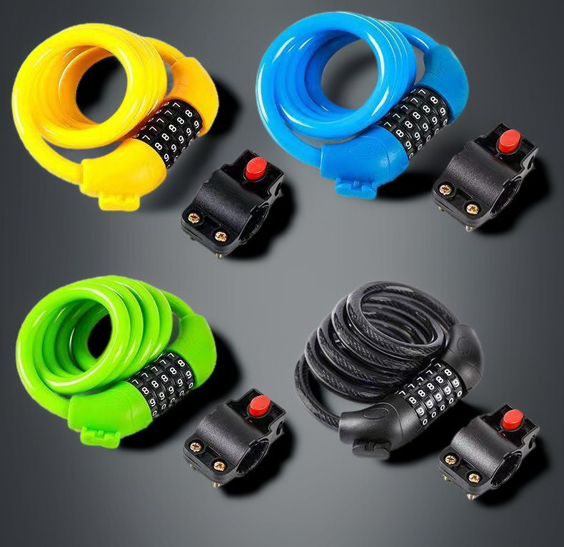 Anti-theft key lock for urban cyclists