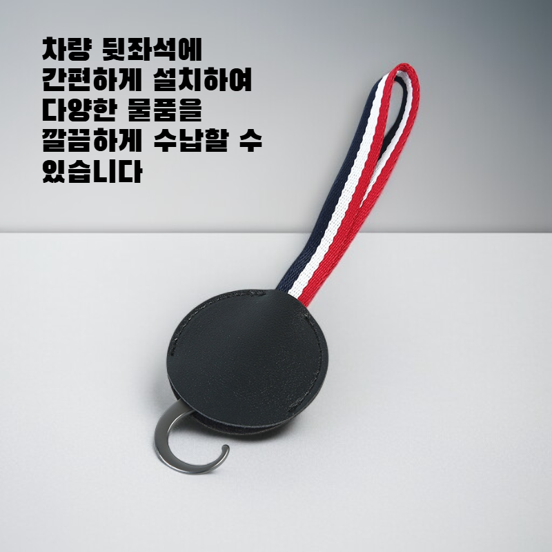 차량 뒷좌석 후크