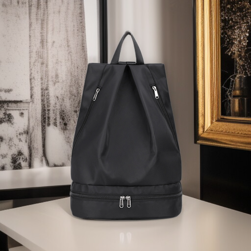 Dry and wet separation sports bag