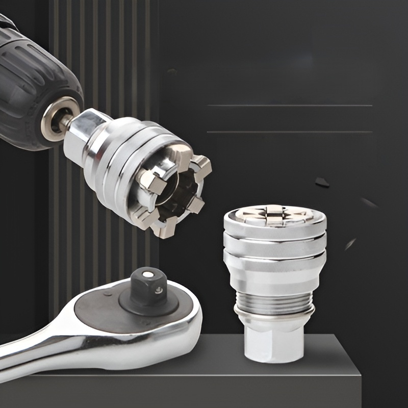 Adjustable electric wrench magic socket tool