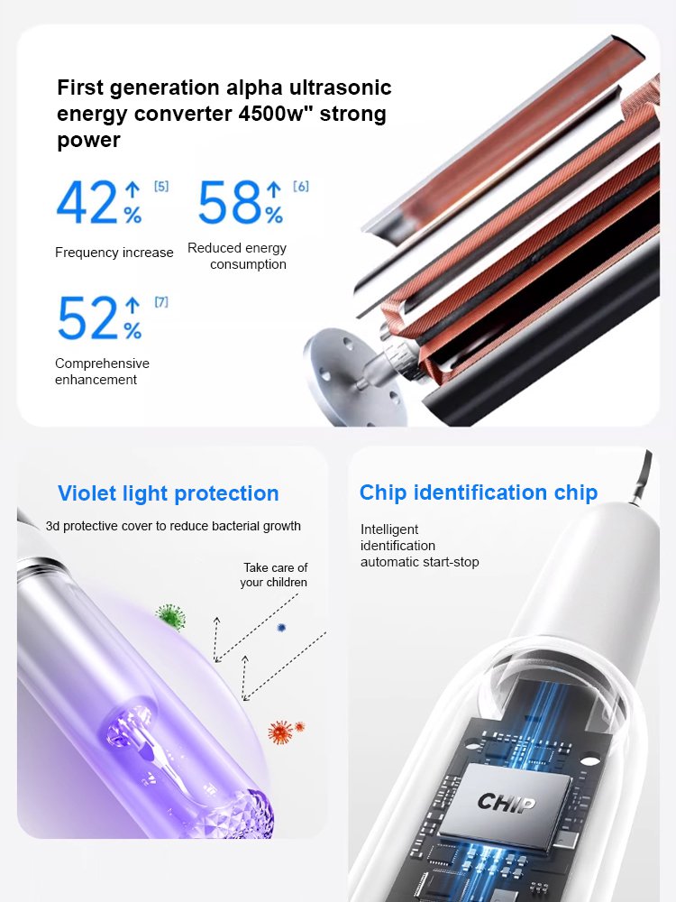 Ultraviolet sterilization ultrasonic toothbrush