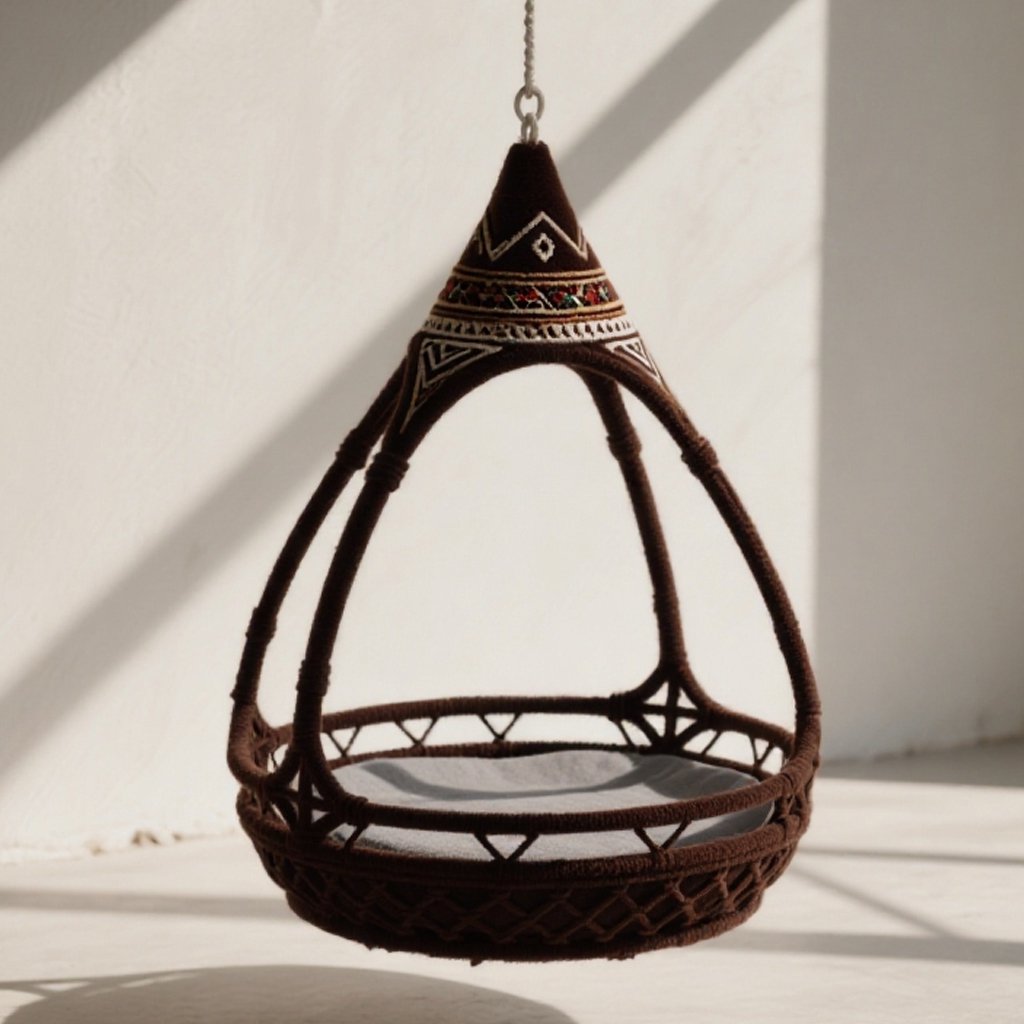 천연 대나무로 만든 친환경 그물 바구니