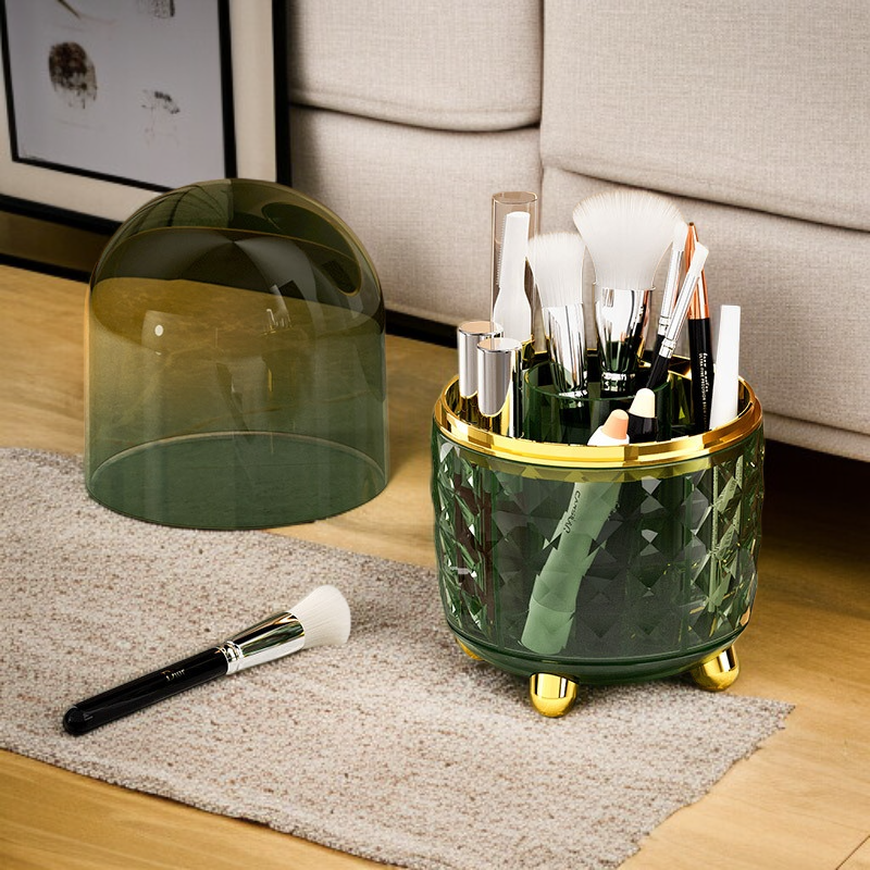 다기능 아이브로우 브러시 수납함 메이크업 도구 선반