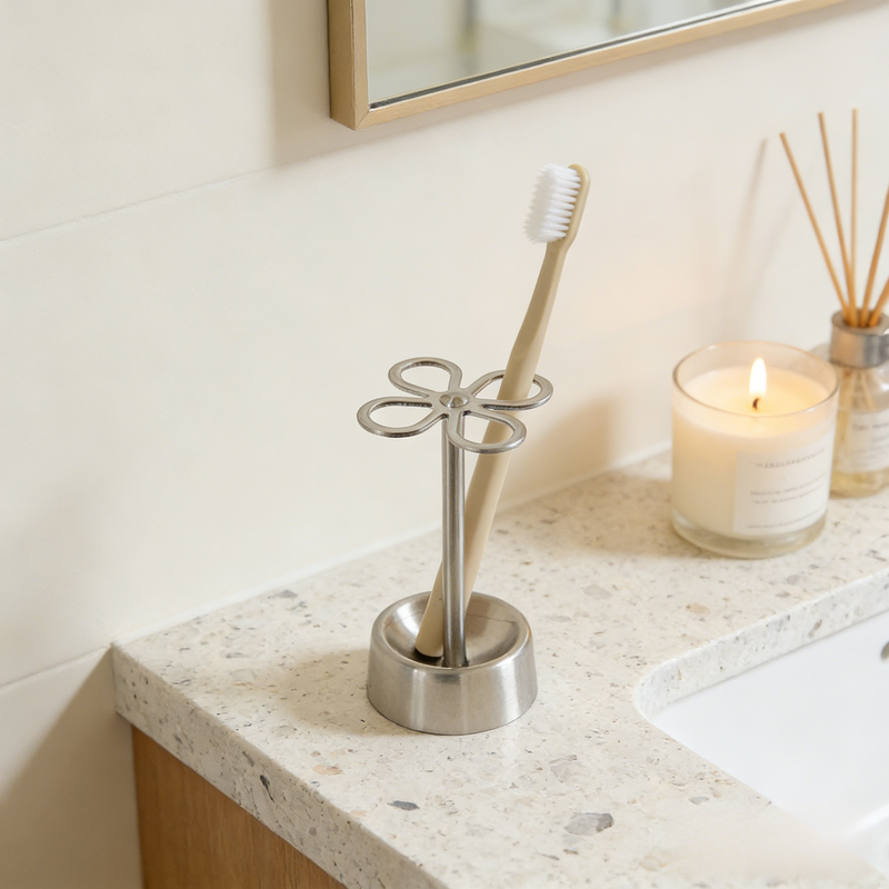 Electric Toothbrush Organizer Multi-use Toothpaste Shelf Wall-mounted