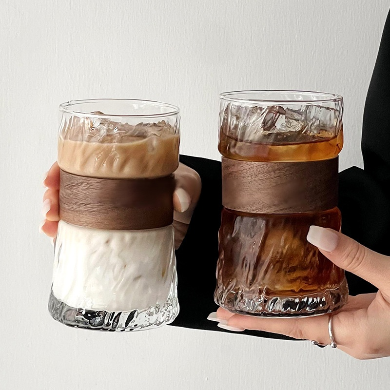 Home Glass Cup with Bamboo Sleeve