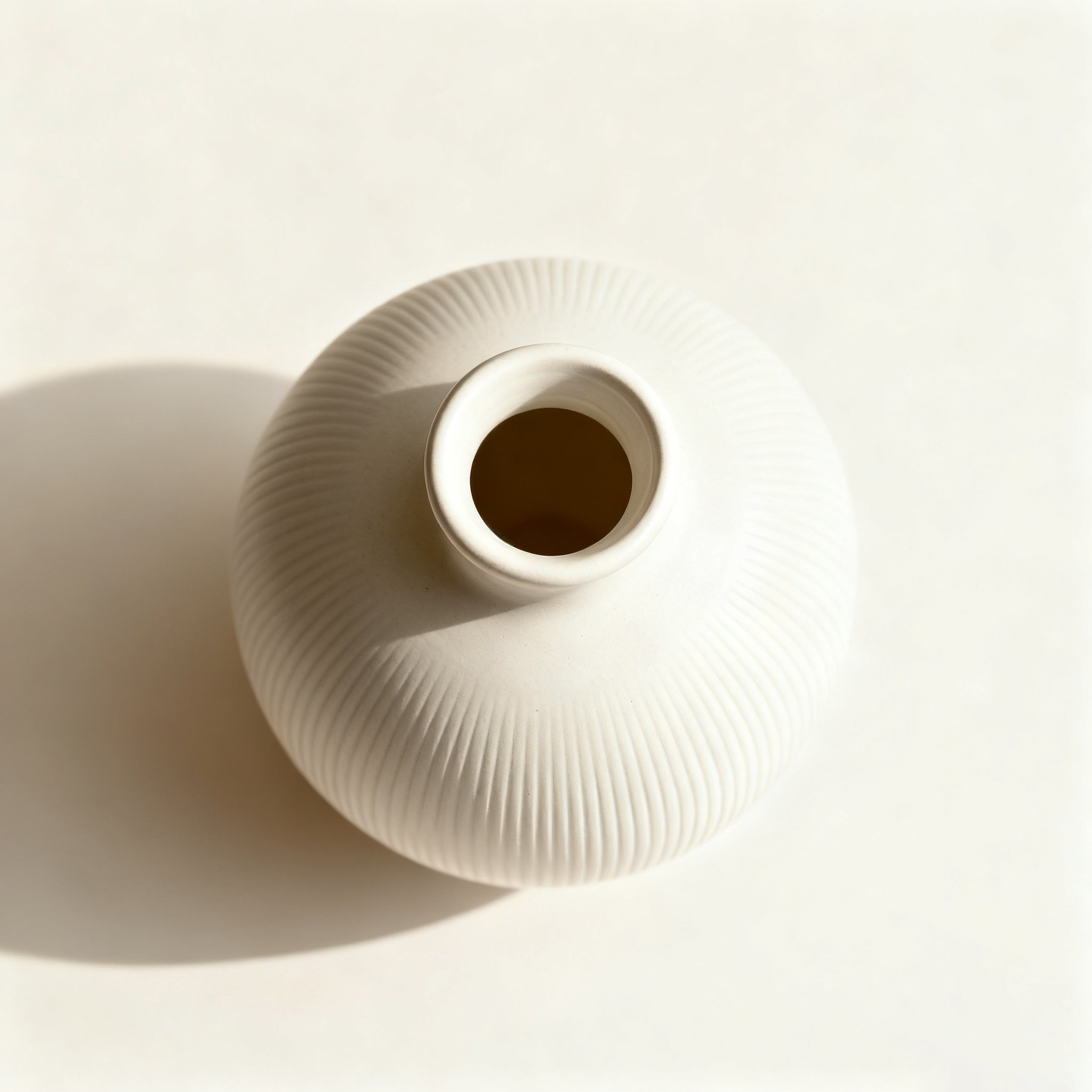 シンプルなセラミック花瓶