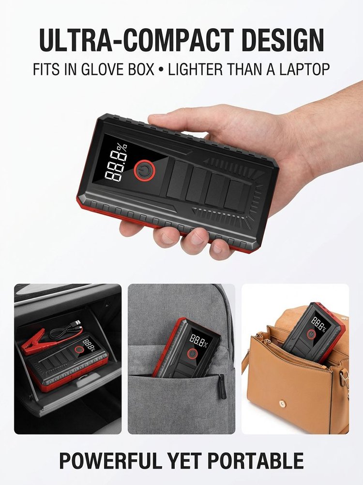 [Instant Engine Resurrection] Portable Car Emergency Starter