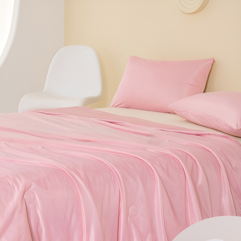 涼感シルクサマーキルト