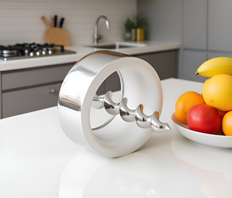 Set de abridor y dispensador de vino tinto