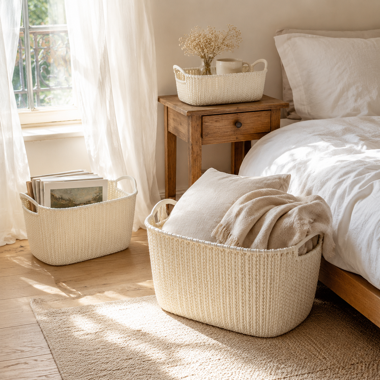 Panier de rangement pour vêtements sales et chaussettes de bureau