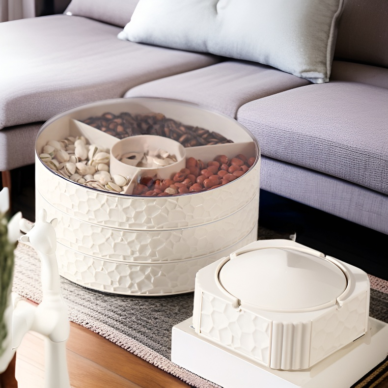 다기능 거실 간식 수납함 가벼운 견과류 과일 접시