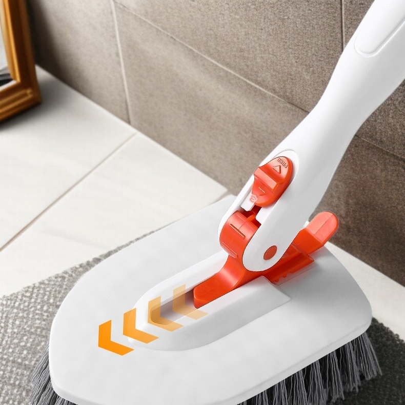 가정용 욕조 브러쉬 다용도 트리플 욕실 청소 브러쉬 바닥 타일 브러쉬 파도 욕조 청소 도구