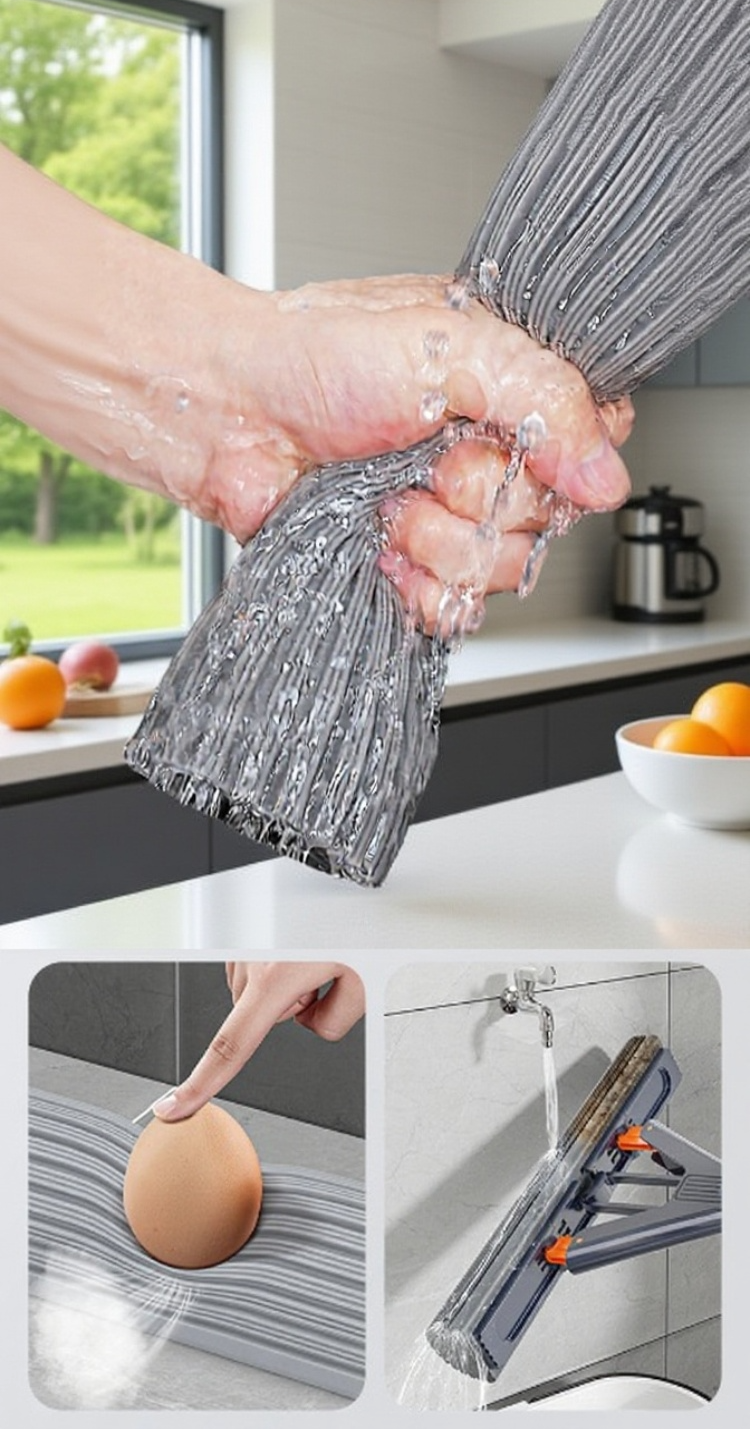 居家清潔拖地示範