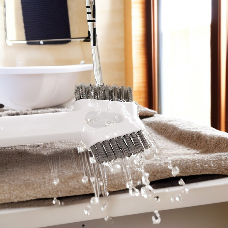 Pasola Stainless Steel Wire Seafood Cleaning Brush Dual-Head Self-Absorbing Kitchen Cleaning Brush