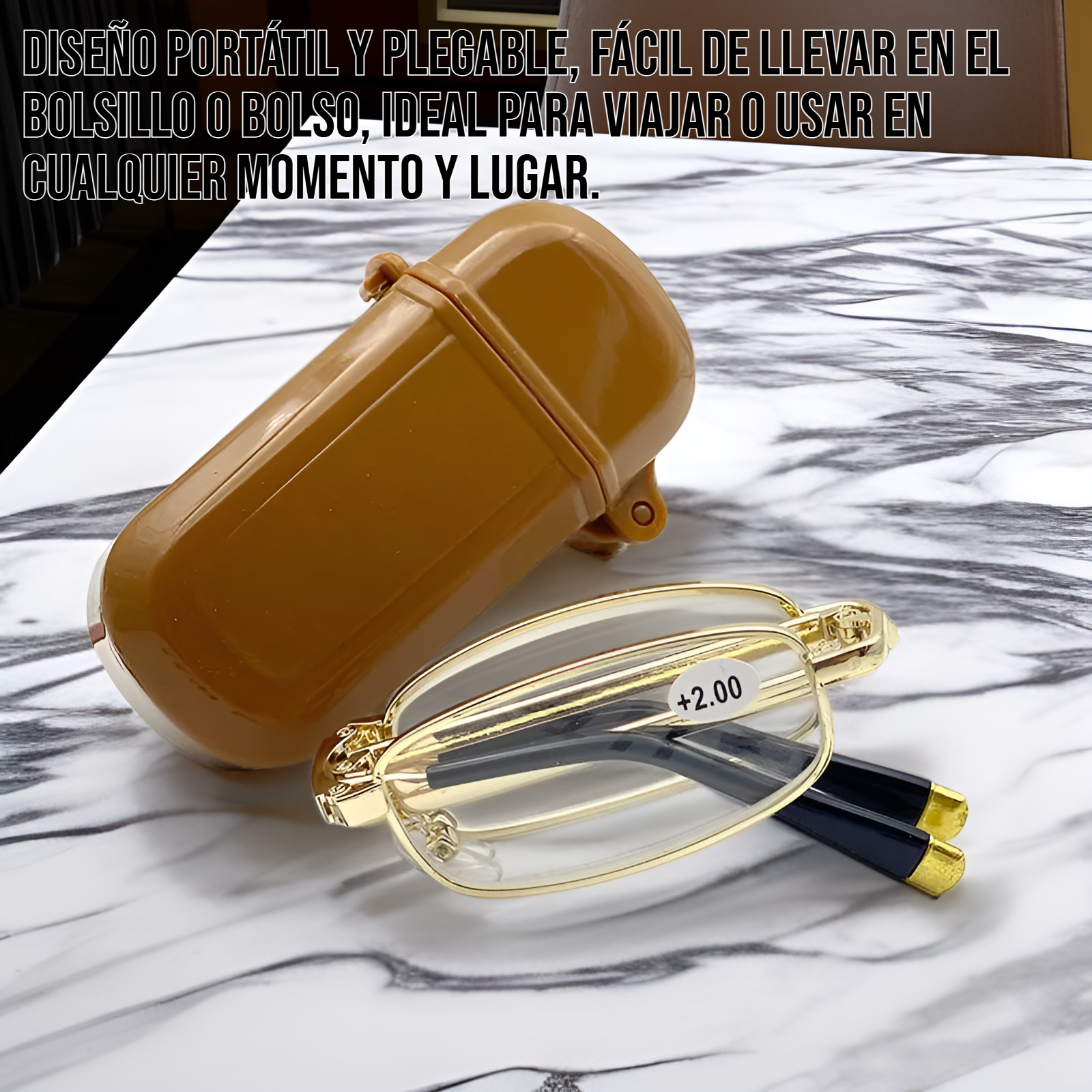 Gafas de lectura antirradiación portátiles y plegables