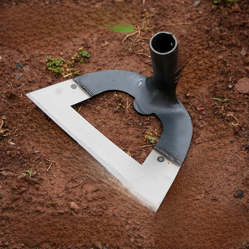 옥외 개간 송토 망간강 농업용 공심 호미