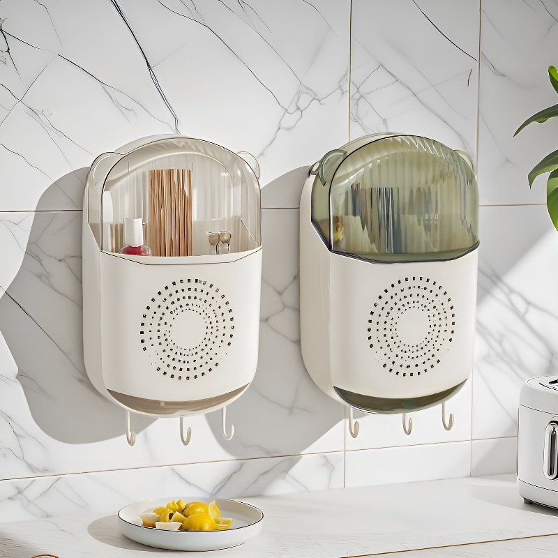 Multifunctional kitchen chopsticks storage box