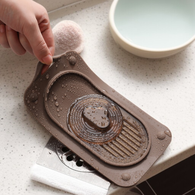 Odor-proof sliding drain cover