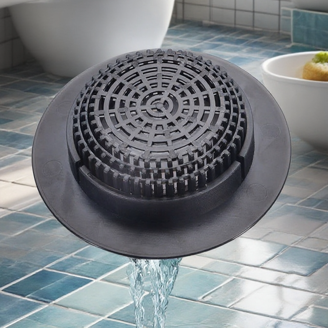 Large drainage anti blocking telescopic water tank filter basket