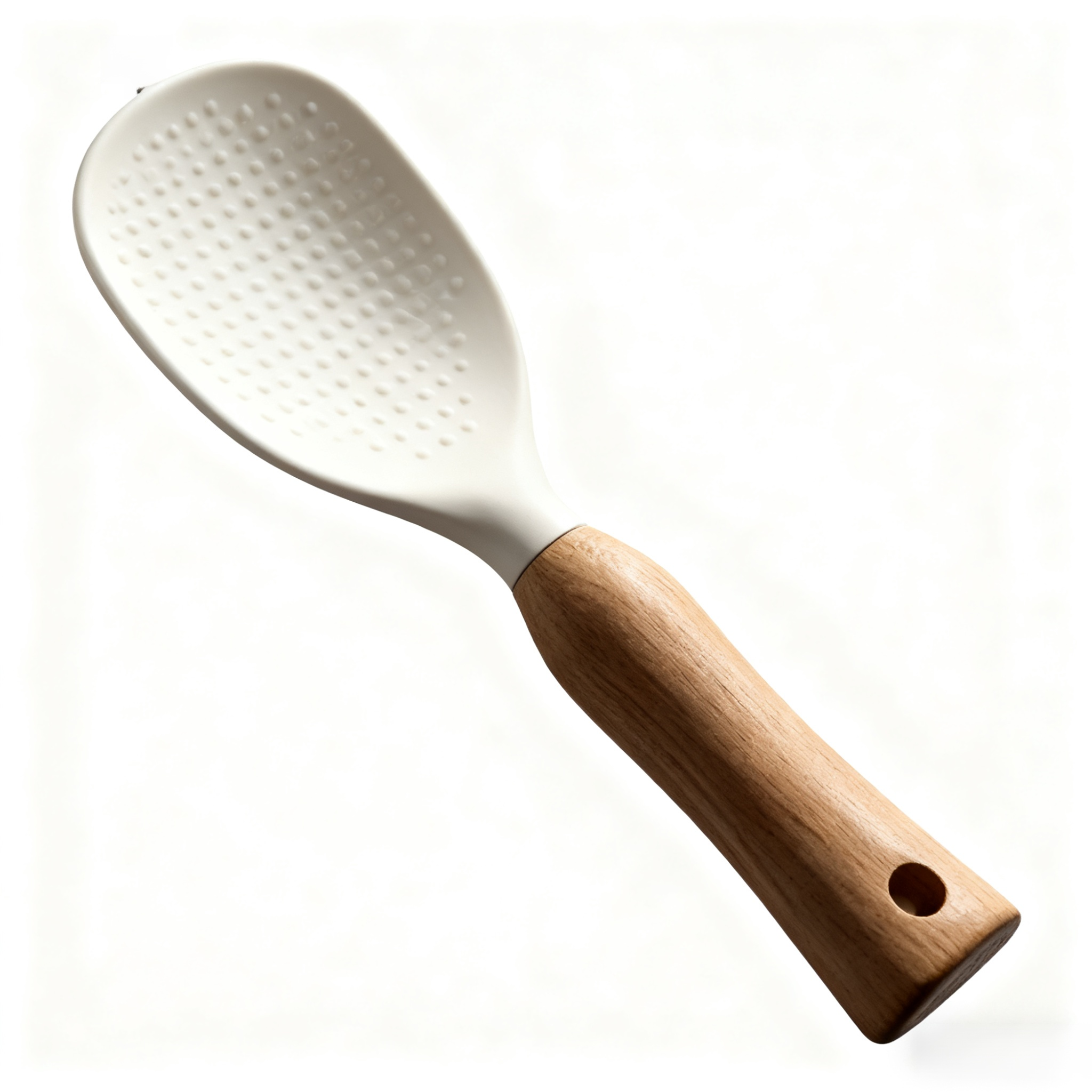 シリコン製ライススプーン、ノンスティック、食品グレード、炊飯器用