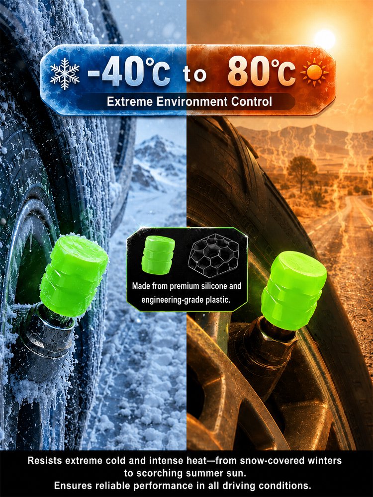 HFH-[Driving experience like a sports car!] Cool illuminated tire valve caps