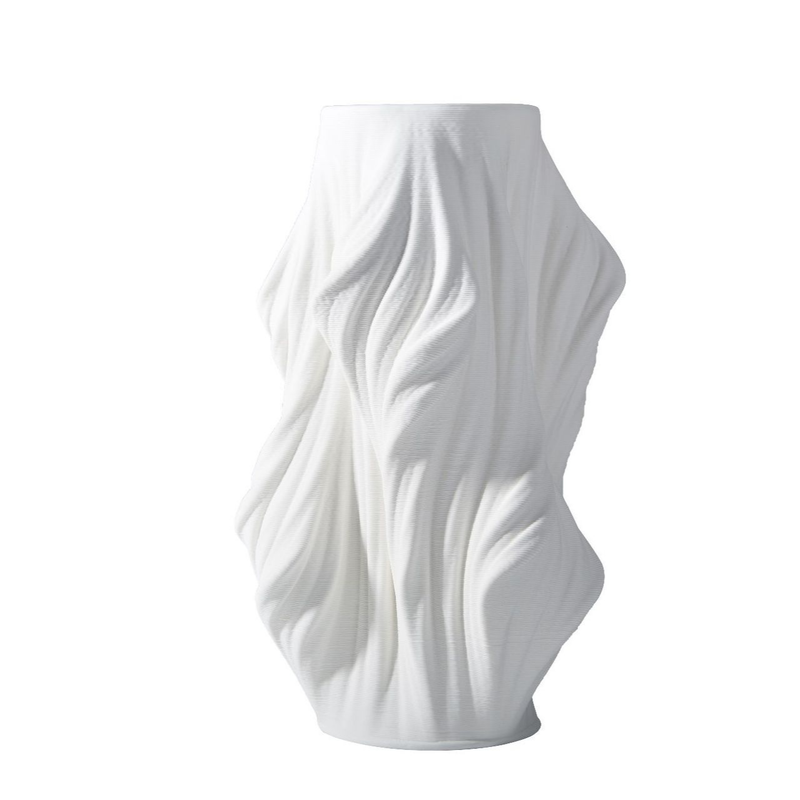 Moderne minimalistische 3D-gedruckte Keramik-Kunstwerke