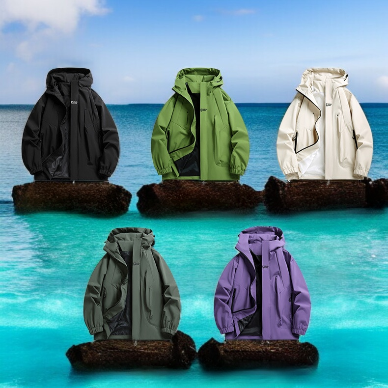 남성 아웃도어 트레이닝 봄가을 얇은 코트 방수 야상 트렌치코트 자켓 아웃도어 바람막이 트레이닝복