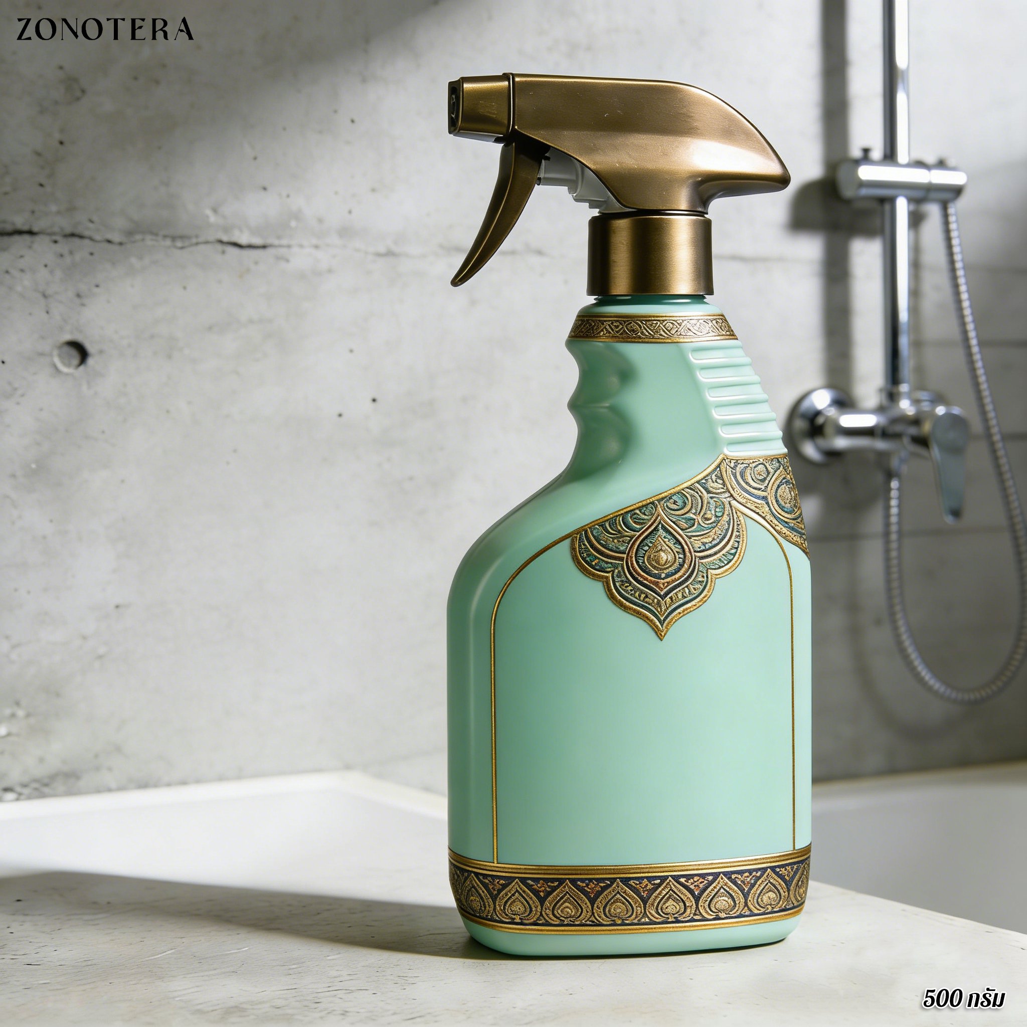 น้ำยาทำความสะอาดขจัดคราบในห้องอาบน้ำ