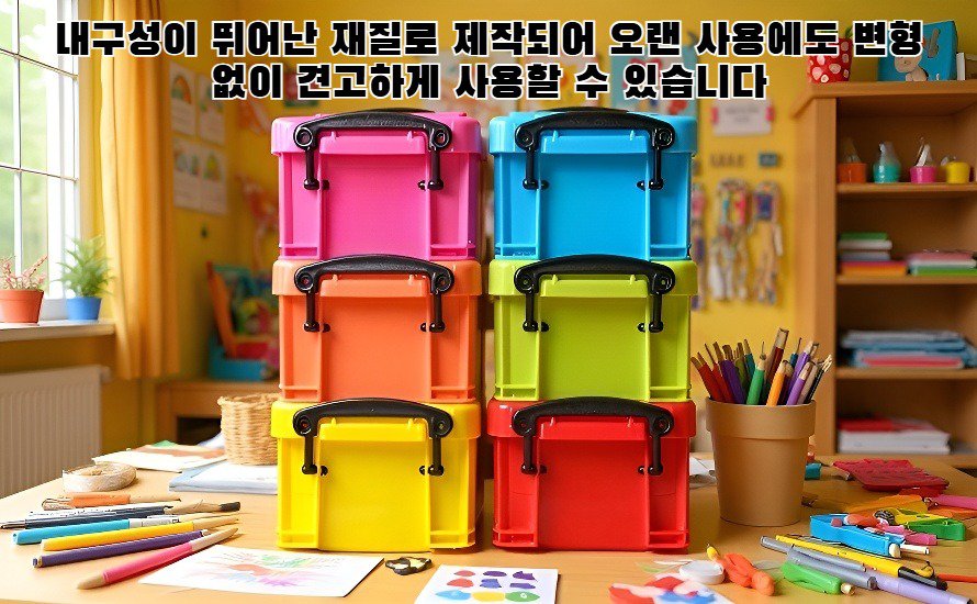 잠금장치가 있는 소형 수납함 상세 사진