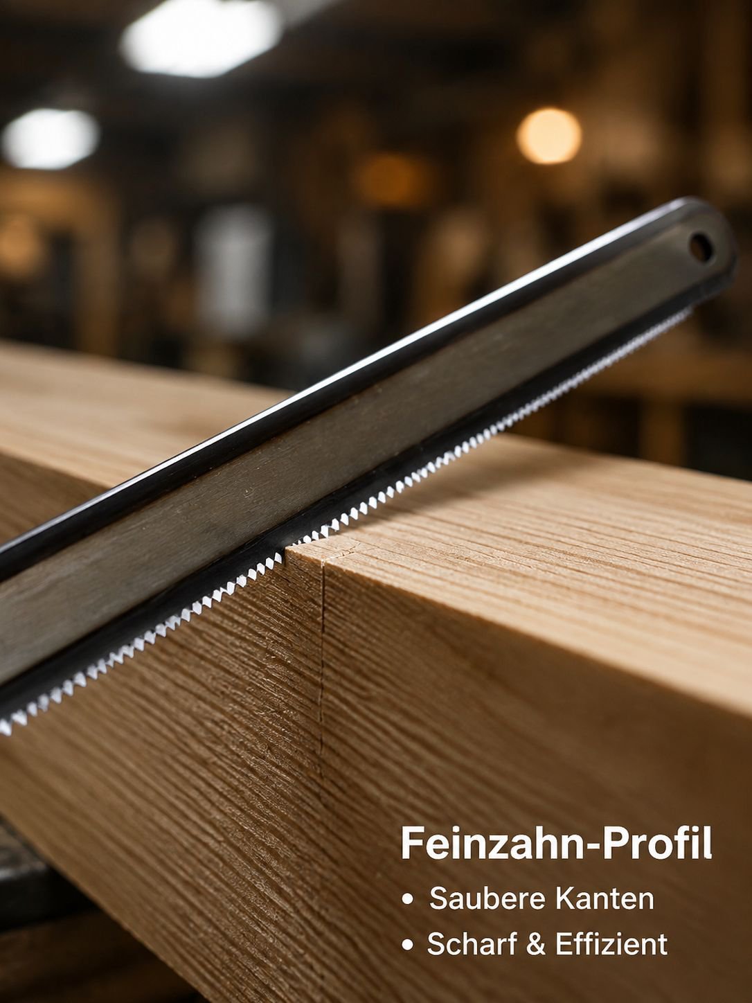 Verdicktes Handsägeblatt aus Stahl, Feinzahn-Stahlsägeblatt