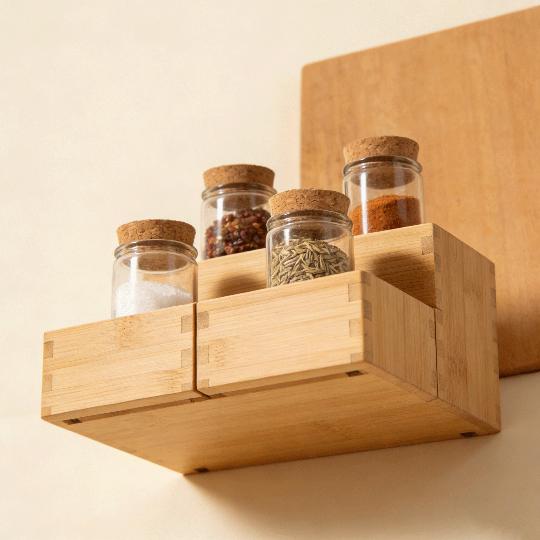 高顏值廚房調料瓶收納架（5入）