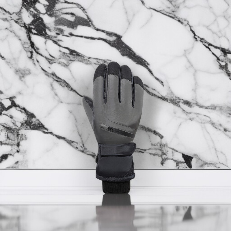 滑雪手套騎乘加絨加厚防滑防潑水防風保暖