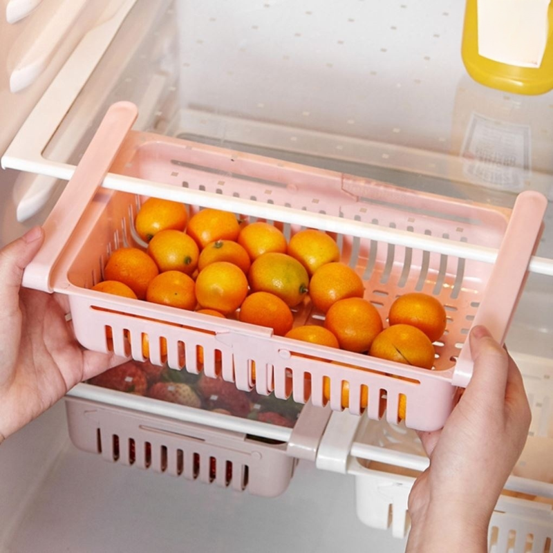 Adjustable Refrigerator Drawer Storage Box