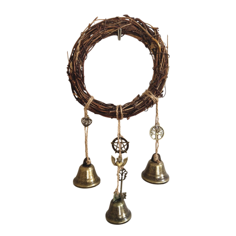 ドアノブ風鈴の祝福飾り